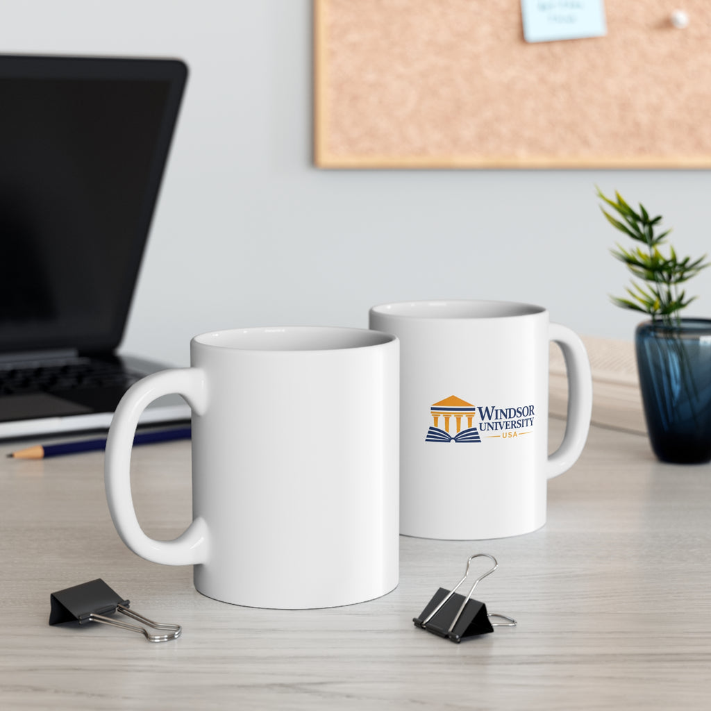 Coffee Mug - Tiny Retro Sunset Illustration
