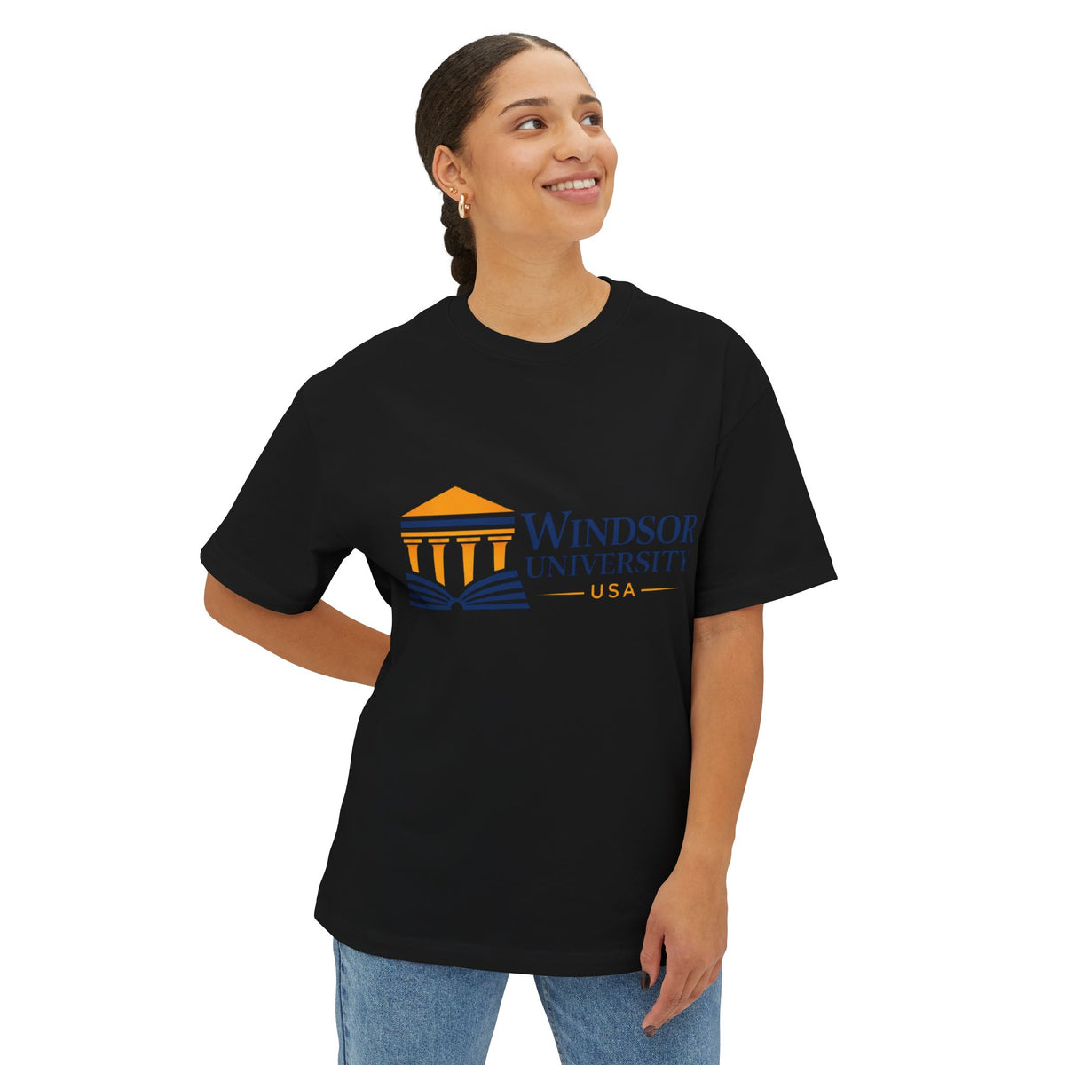 Windsor University Logo Tee — Classic Campus College T-Shirt