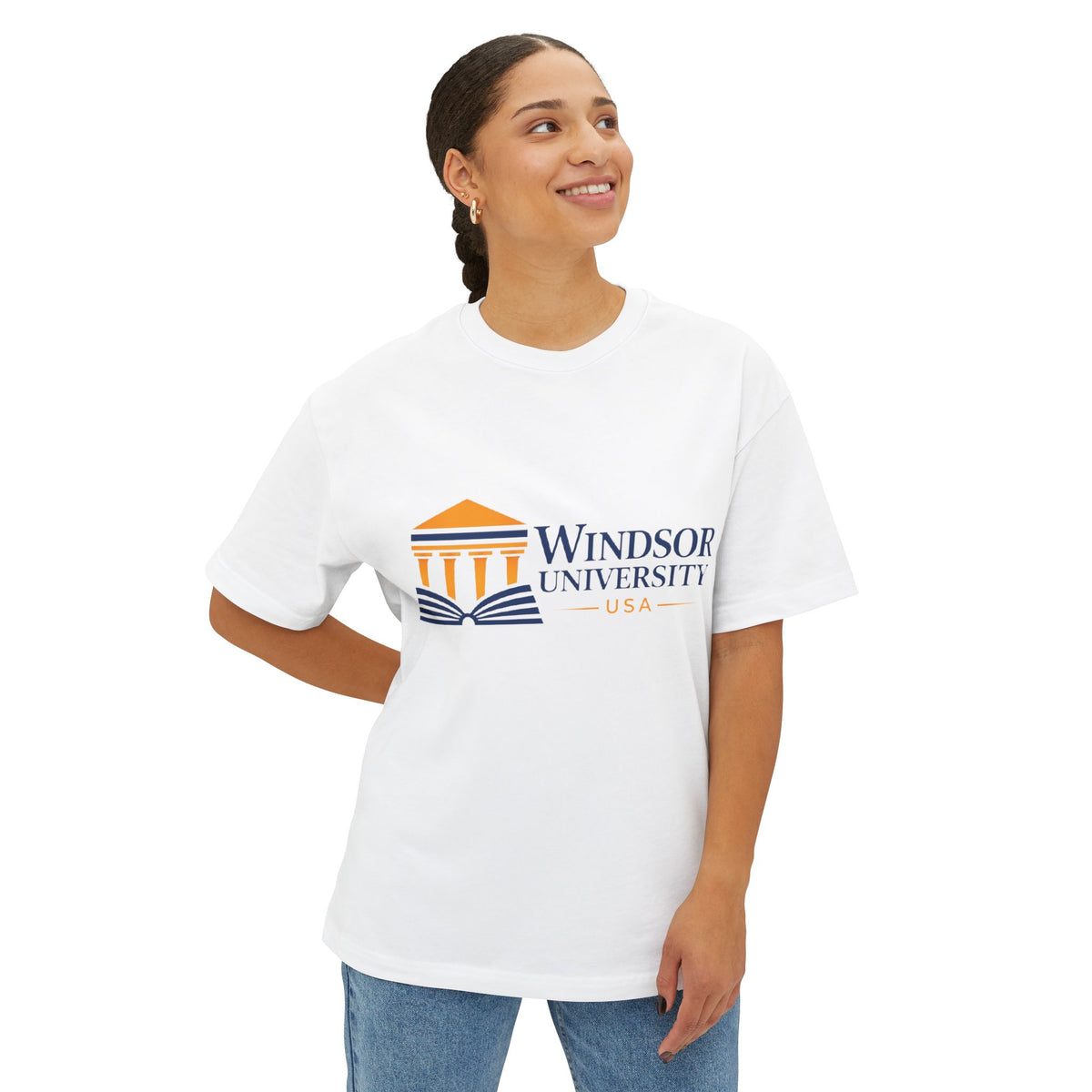 Windsor University Logo Tee — Classic Campus College T-Shirt