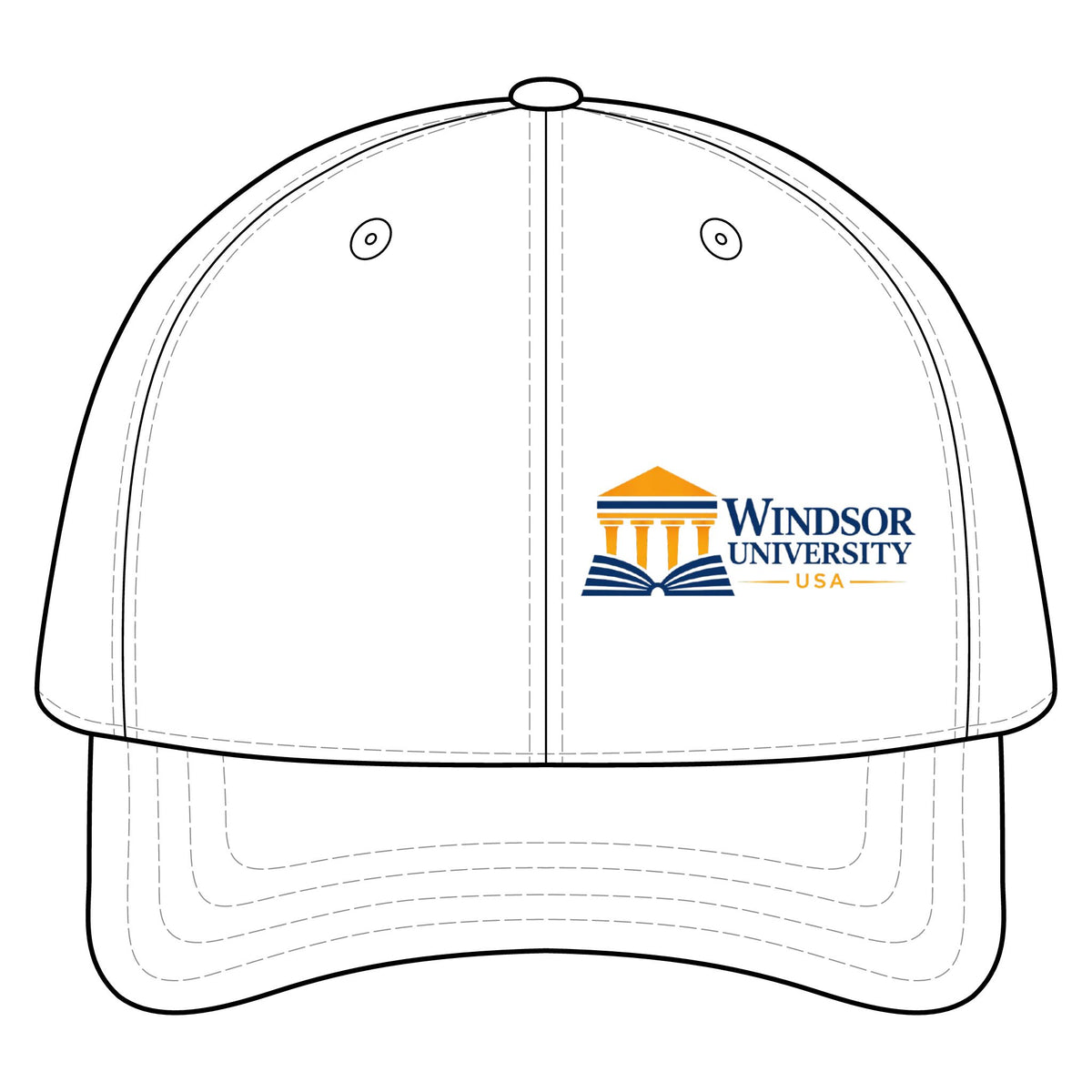 Windsor University Logo Cap – Classic Embroidered College Hat