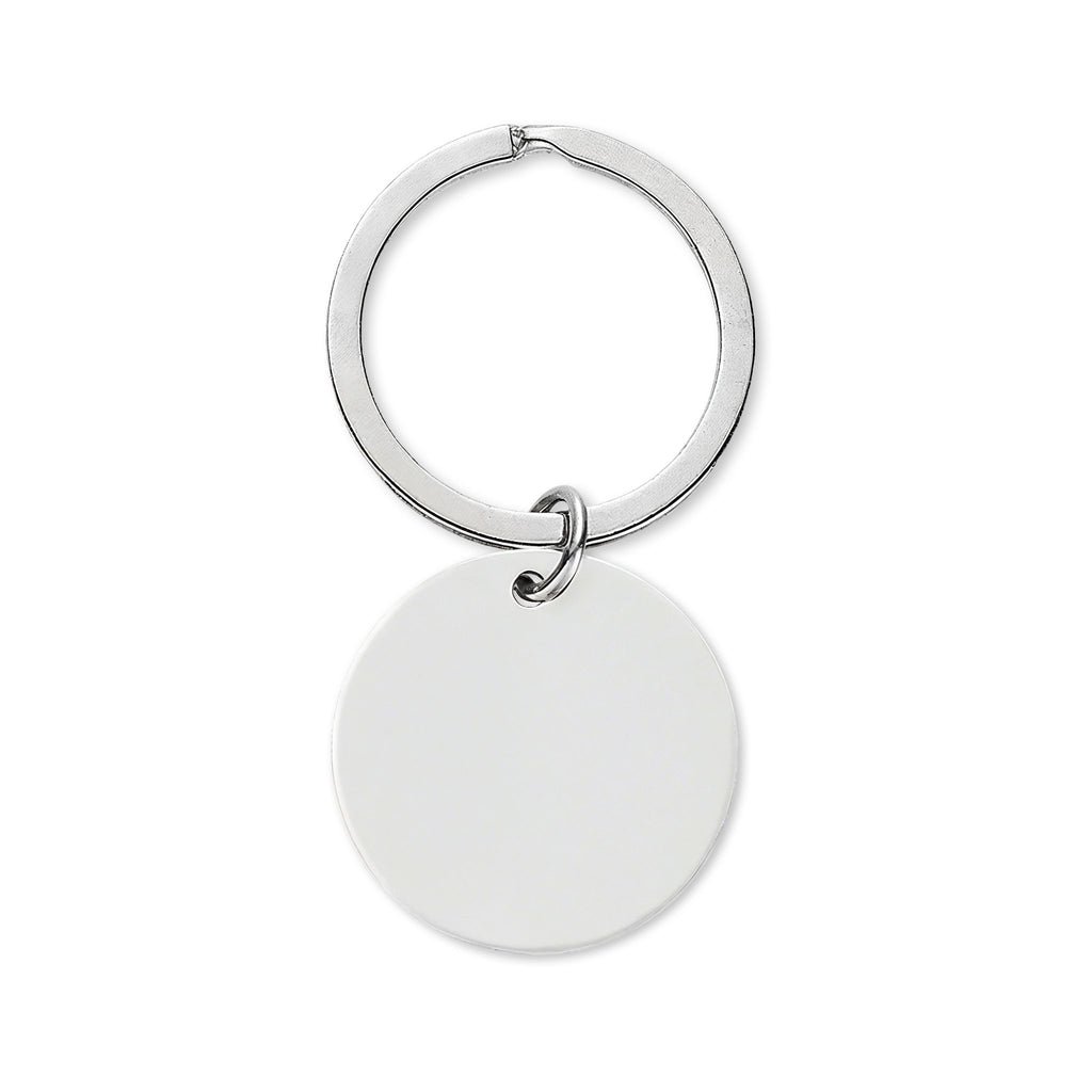 Custom Engraved Round Keychain