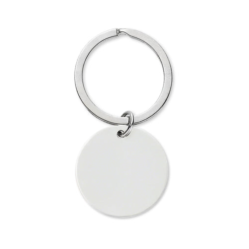 Custom Engraved Round Keychain